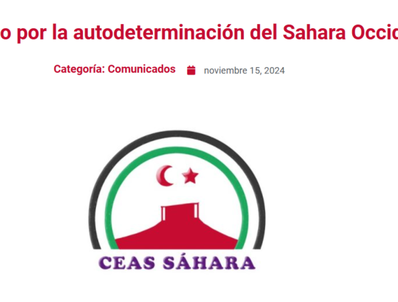 sdfrttghgh Manifiesto por la autodeterminación del Sahara Occidental – CEAS-Sahara