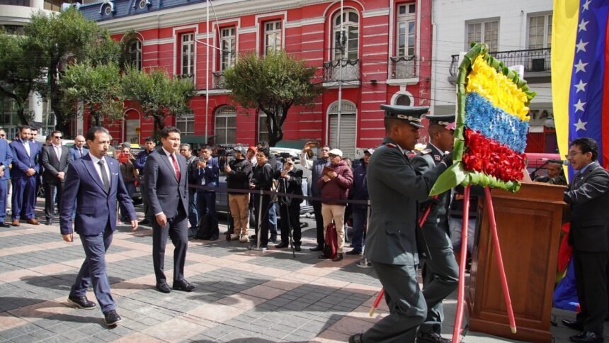 Embajada saharaui en Bolivia partícipa en la  conmemoración de Simón Bolivar