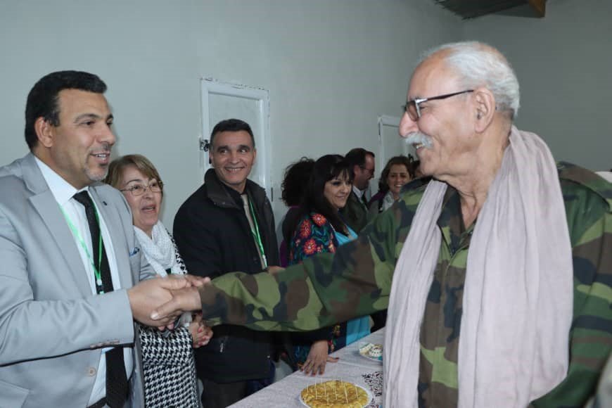 Presidente de la Republica Saharaui,Brahim Gali saluda jueces y abogacia argelina Primer Encuentro Internacional de Juristas