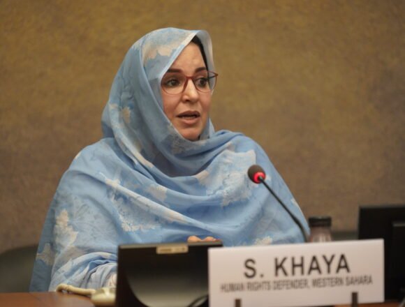 Sultana Jaya en Ginebra: Activista saharaui expone en el Consejo de Derechos Humanos de la ONU las atrocidades que se viven en las zonas ocupadas del Sáhara Occidental | Sahara Press Service (SPS)