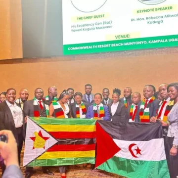 Representante de la República Saharaui aboga por el derecho del pueblo saharaui a la libertad y la independencia en el Congreso de Jóvenes Africanos en Uganda