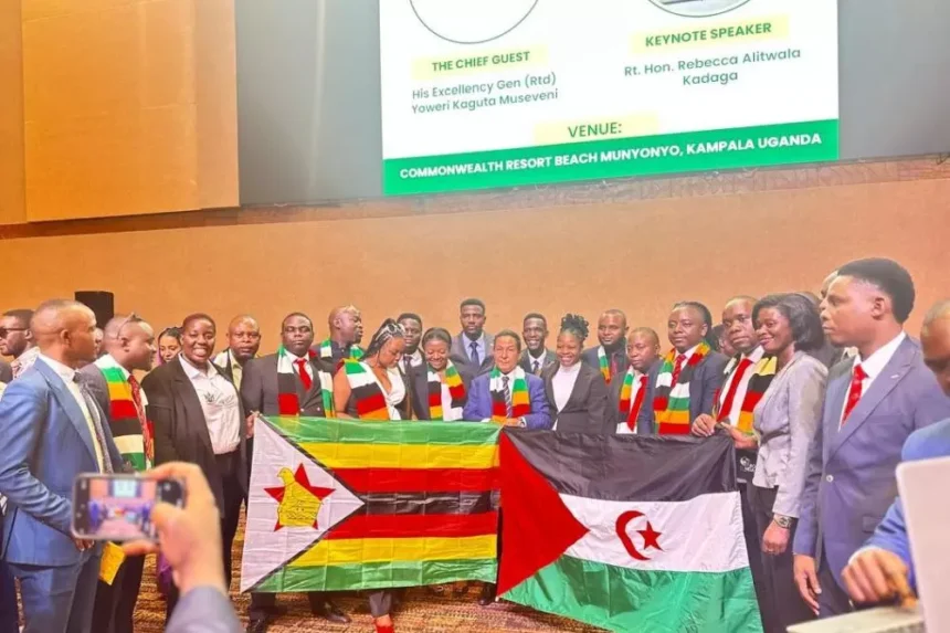 Representante de la República Saharaui aboga por el derecho del pueblo saharaui a la libertad y la independencia en el Congreso de Jóvenes Africanos en Uganda