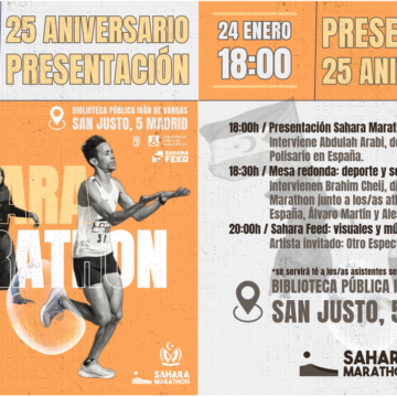 Presentación de la edición 25 aniversario de Sahara Marathon – Portal de las Bibliotecas de Madrid