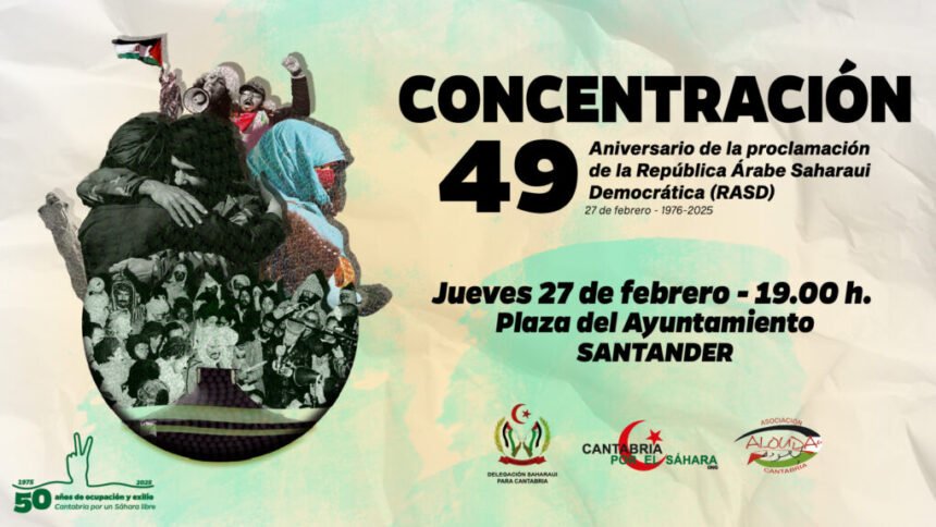 Una concentración recuerda este jueves en Santander la proclamación de la República Saharaui – El Faradio | Periodismo que cuenta