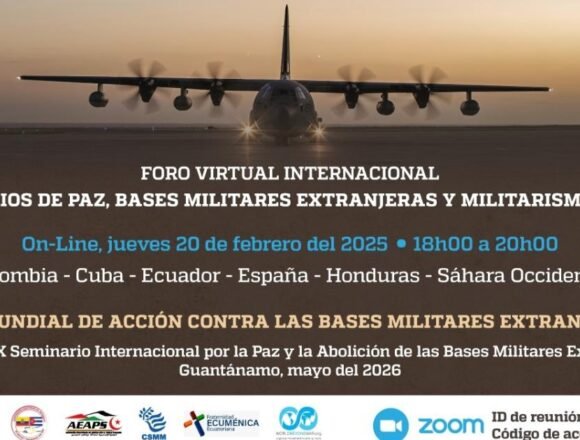 La ocupación militar marroquí del Sáhara Occidental será denunciada y analizada en Foro Virtual Internacional en América Latina | Sahara Press Service (SPS)