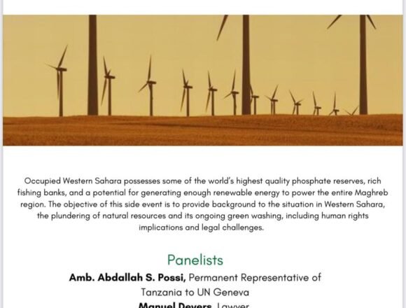 Ginebra acoge una conferencia internacional sobre «Medio ambiente y energías alternativas en el Sáhara Occidental» | Sahara Press Service (SPS)