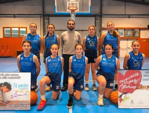 El baloncesto más solidario, en Navia: el equipo infantil femenino promociona en sus camisetas y partidos las ‘Vacaciones en paz’ – lne