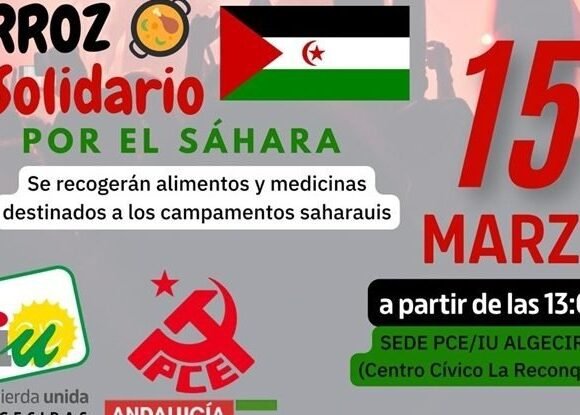 IU Algeciras y el PCE organizan un evento solidario con el pueblo saharaui