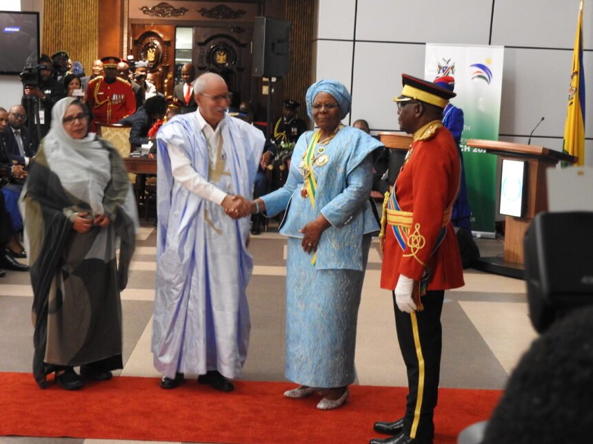 El Presidente de la República Saharaui participa en la ceremonia de investidura de la nueva presidenta de Namibia