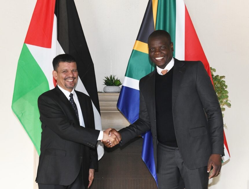 Mohamed Yeslem Beissat recibido por el Ministro de Asuntos Exteriores de Sudáfrica