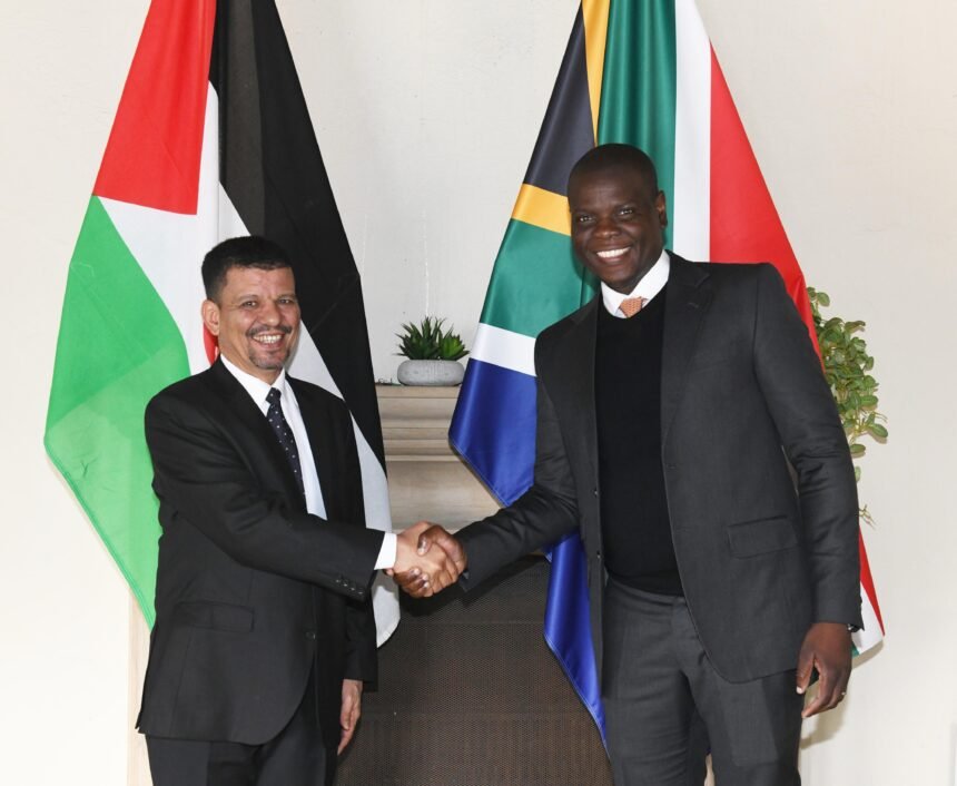 Mohamed Yeslem Beissat recibido por el Ministro de Asuntos Exteriores de Sudáfrica