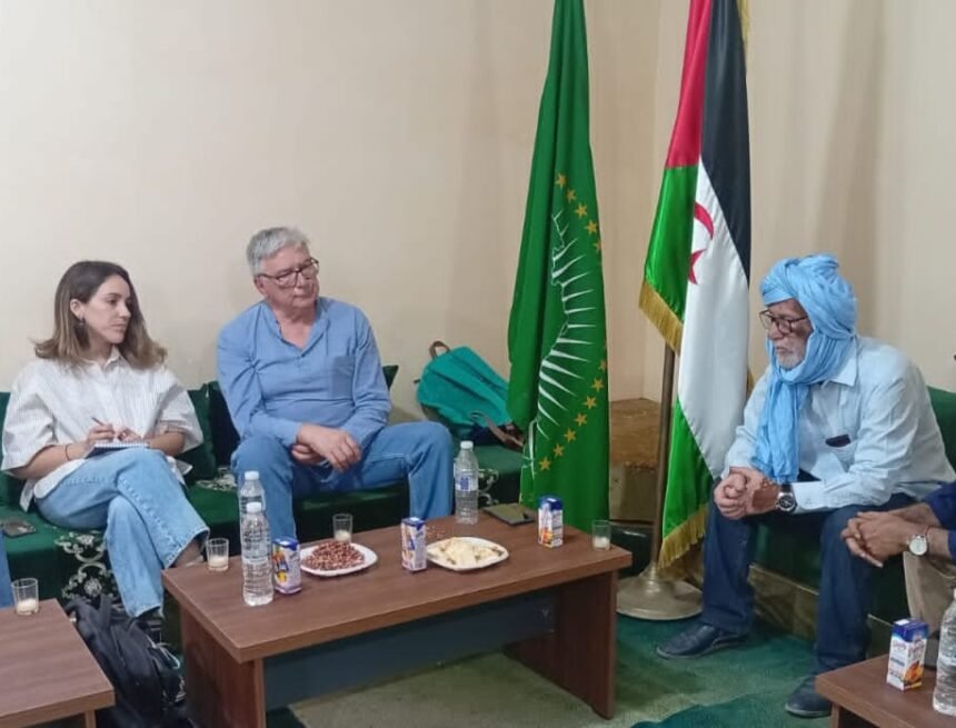 El ministro de Salud Pública, Salek Baba Hasana, recibe al presidente de Médicos del Mundo España | Sahara Press Service (SPS)