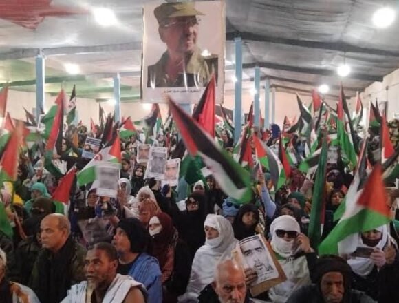 Concentración en la wilaya de Smara en apoyo a los presos políticos saharauis  | Sahara Press Service (SPS)
