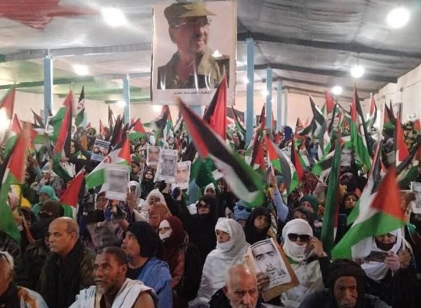 Concentración en la wilaya de Smara en apoyo a los presos políticos saharauis  | Sahara Press Service (SPS)