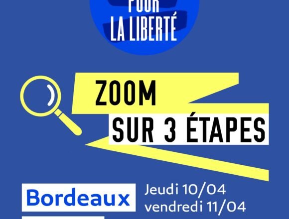 #MarchaLibertadSaharaui | Próximas 3 etapas: Bordeaux (10-4) Soulac (12-4) SainteFoy (13-4)