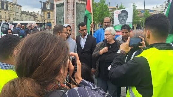 GomPijpXEAAjttF CODESA #MarchaLibertadSaharaui: Declaración sobre la marcha internacional liderada por la defensora francesa de derechos humanos, Claude Mangin, y un grupo de solidarios bajo el lema:»Libertad para todos los presos políticos saharauis»
