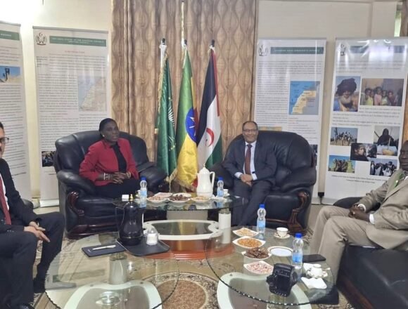 ammasadr1 La nueva Comisionada de Salud y Desarrollo Social de la UA realiza una visita de trabajo a la embajada de la RASD en Addis Abeba