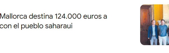 aqwserty El Consell de Mallorca destina 124.000 euros a cooperación con el pueblo saharaui