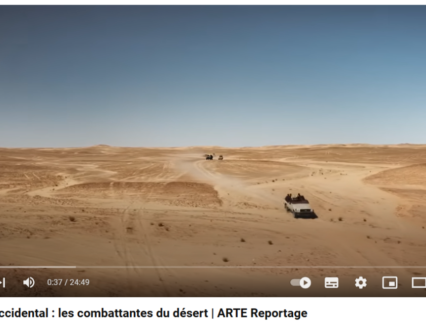 edrftgyhujikl Sahara Occidental : las combatientes del desierto | ARTE Reportage (Vídeo)