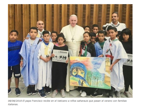 La Representación del Frente Polisario en Italia expresa sus condolencias por el fallecimiento del Papa Francisco | Sahara Press Service (SPS)