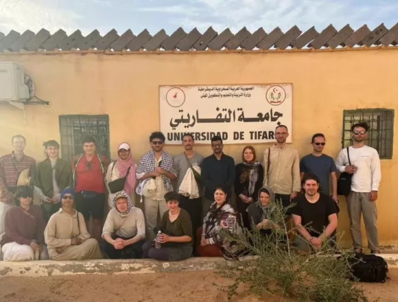 ​​​​​​​La rectoría de la Universidad de Tifariti recibe una delegación alemana | Sahara Press Service (SPS)