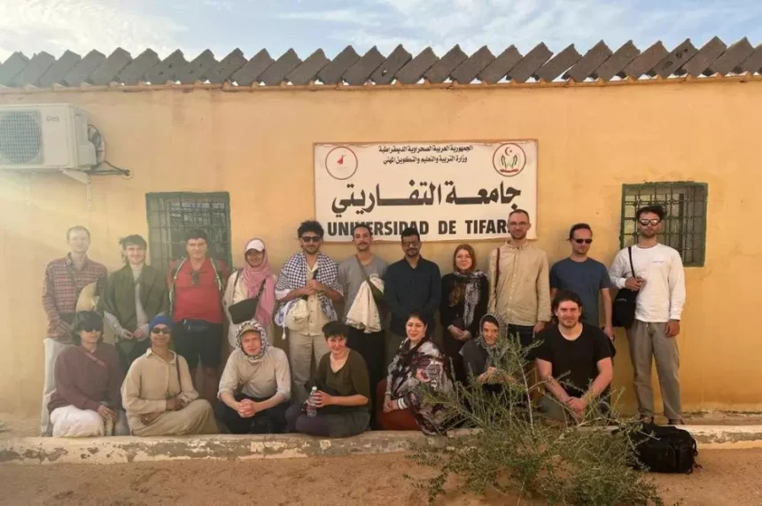 ​​​​​​​La rectoría de la Universidad de Tifariti recibe una delegación alemana | Sahara Press Service (SPS)