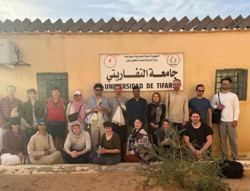 ​​​​​​​La rectoría de la Universidad de Tifariti recibe una delegación alemana | Sahara Press Service (SPS)