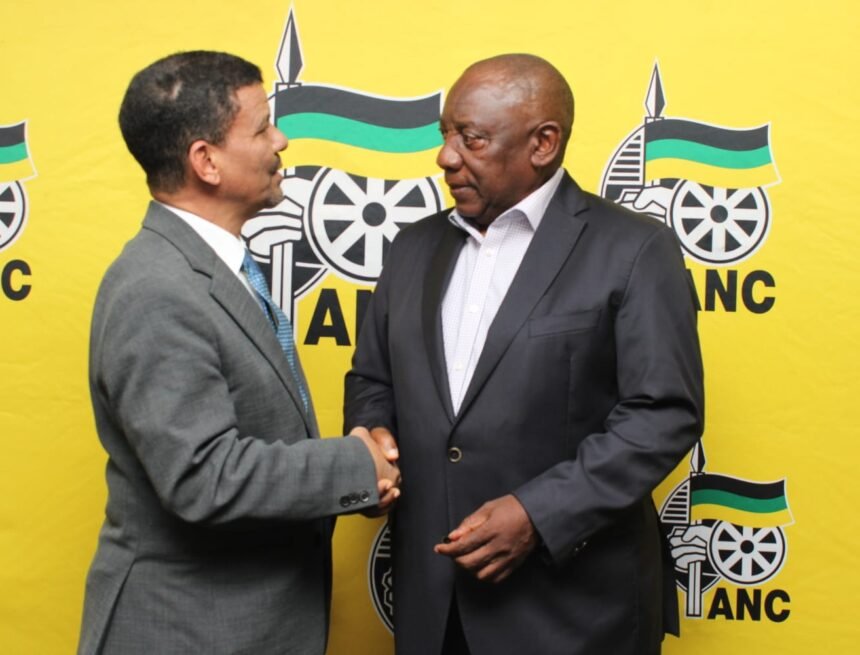 El Presidente sudafricano recibe a Mohamed Yeslem Beissat, embajador de la República Árabe Saharaui Democrática en Sudáfrica | Sahara Press Service (SPS)