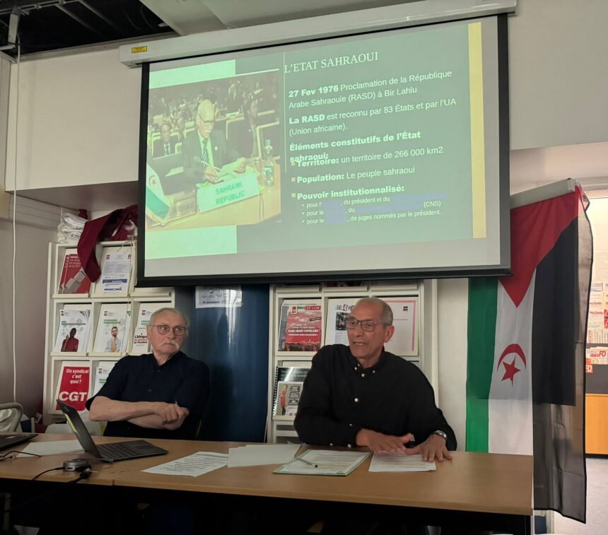 Conferencia en la Universidad de la Sorbona sobre el colonialismo en el Sáhara Occidental y la posición de Francia