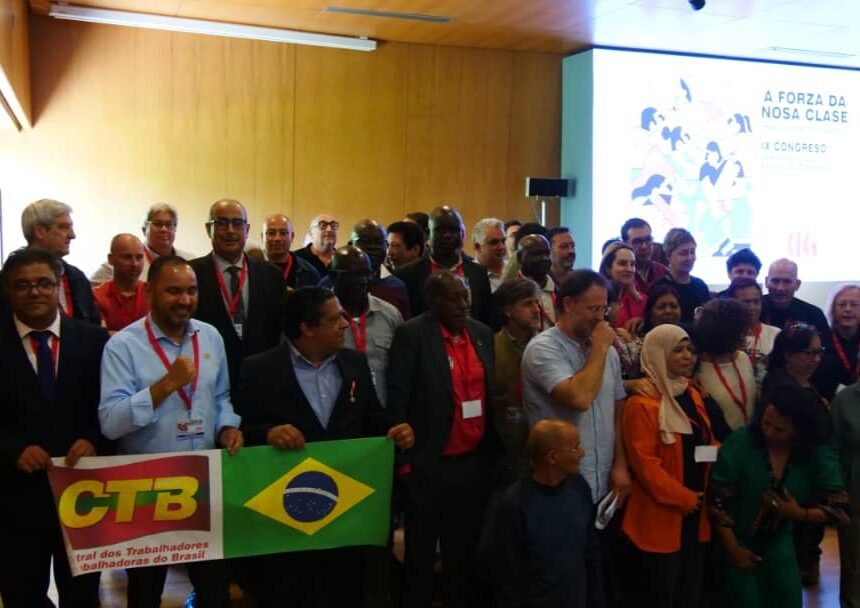 1000482415 UGTSARIO participa en el IX Congreso de la Confederación Sindical Galega, a invitación de la organización anfitriona
