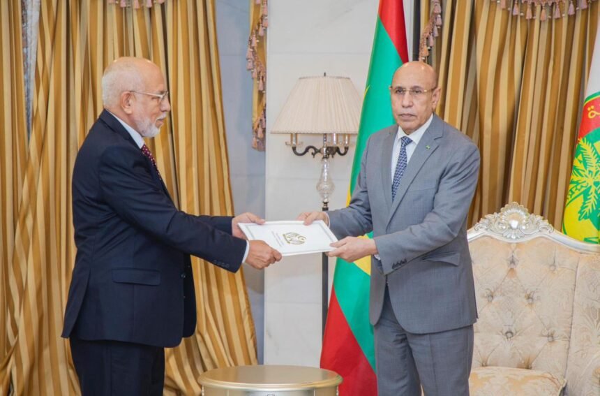 El enviado del Presidente de la República y el Presidente del Consejo Nacional fueron recibidos por el Presidente de Mauritania | Sahara Press Service (SPS)