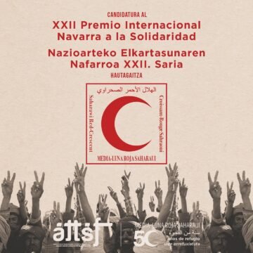 ATTsF propone a la MEDIA LUNA ROJA SAHARAUI (MLRS) como candidata al “XXII Premio Internacional Navarra a la Solidaridad 2025”