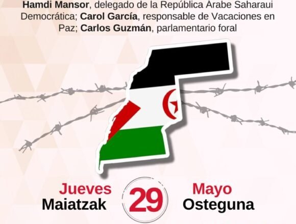 El PCE-EPK acerca a Iruñea la realidad que vive el pueblo saharaui en un encuentro con representantes políticos, sociales y del Frente Polisario – Tercera Información