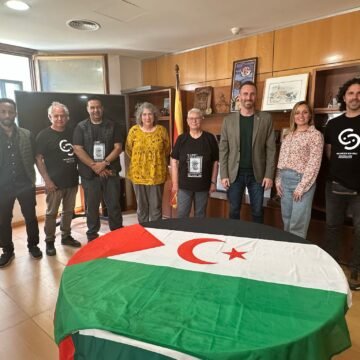 El Ayuntamiento de Caldes de Montbui recibe a la delegación de la #MarchaLibertadSaharaui