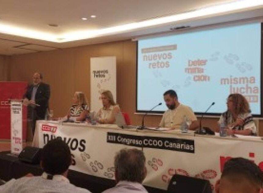 ccoo_canarias_01 Comisiones Obreras de Canarias renueva su apoyo a la causa saharaui en su XIII Congreso | Sahara Press Service (SPS)
