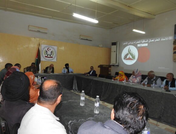 El Presidente de la República recibe a la nueva dirección de la UGTSARIO | Sahara Press Service (SPS)