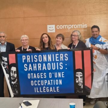 Compromís presenta una proposición urgente en las «Corts Valencianes» para apoyar la Marcha por la Libertad de los presos políticos saharauis tras recibir a su protagonista | Sahara Press Service (SPS)