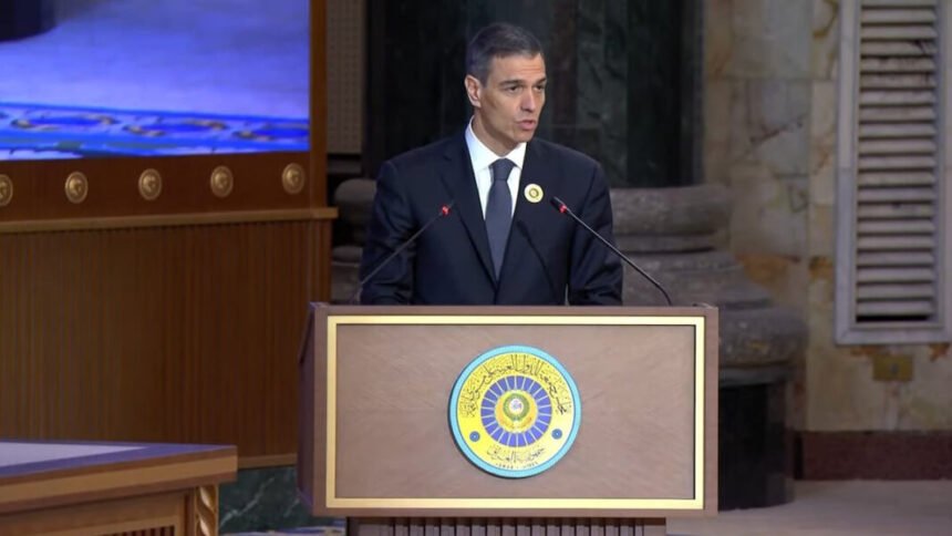 «Bagdad de la paz» acoge las causas árabes: Sánchez apoya a Gaza, pero ignora por completo la situación en el Sáhara Occidental