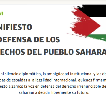 Un millar de organizaciones denuncian la complicidad de Sánchez con la ocupación del Sáhara – Manifiesto de MunduBat en PÚBLICO