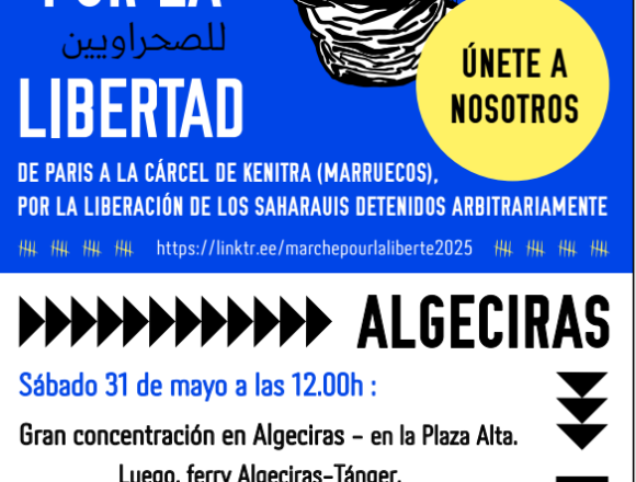 #MarchaLibertadSaharaui – La Marcha continúa su camino y espera contar con su apoyo