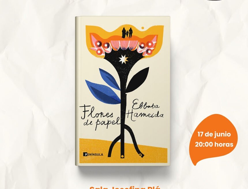 flores-de-papel Ebbaba Hameida presenta su primera novela ‘Flores de papel’ en el Centro Bibliotecario insular de Fuerteventura