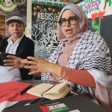 Estudiantes de la Universidad Nacional de Colombia sostuvieron encuentro con la activista El Galia Djimi | Por Dayana López Villalobos /  SPS / RASD-TV