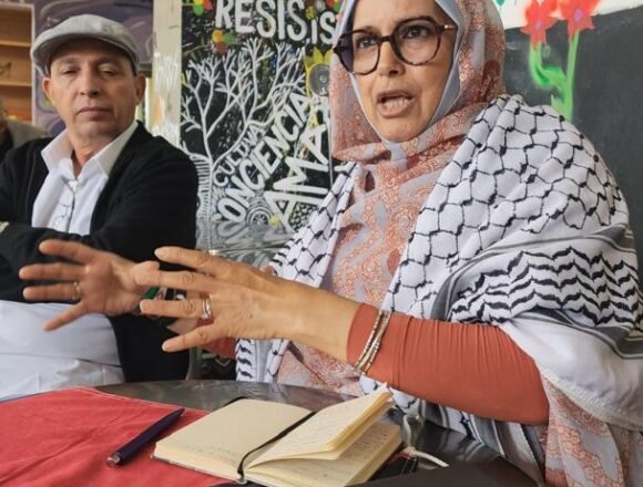 Estudiantes de la Universidad Nacional de Colombia sostuvieron encuentro con la activista El Galia Djimi | Por Dayana López Villalobos /  SPS / RASD-TV