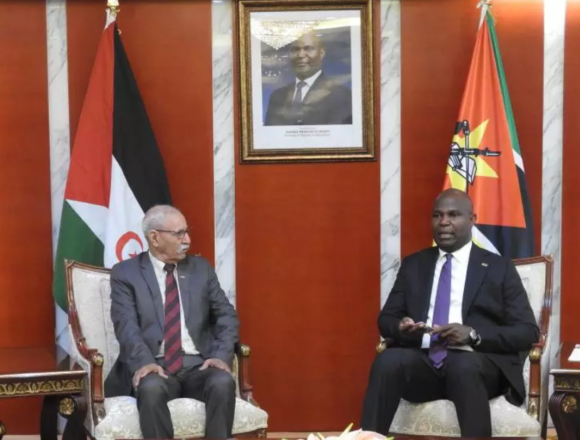 El Presidente de la República saharaui, recibido por el Presidente de Mozambique