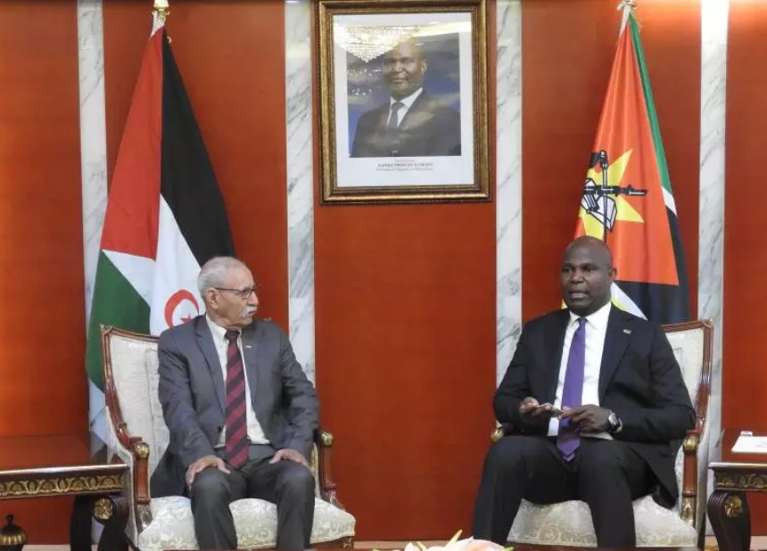 asertyui El Presidente de la República saharaui, recibido por el Presidente de Mozambique