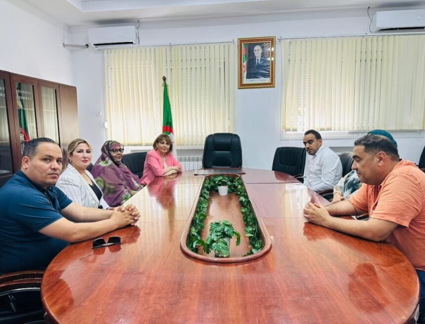 c4fdf10b-82dc-4233-8724-560bc66e6285 La Secretaria General de la UNMS fue recibida por la Presidenta del Observatorio Nacional Argelino de la Sociedad Civil | Sahara Press Service (SPS)