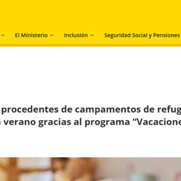 Unos 3.000 menores procedentes de campamentos de refugiados saharauis llegarán a España en verano gracias al programa “Vacaciones en Paz 2025” – Ministerio de Inclusión, Seguridad Social y Migraciones