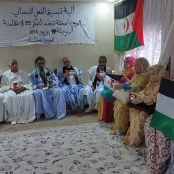 Activistas saharauis atacados violentamente en El Aaiún por las fuerzas de ocupación marroquíes en una reunión organizada con motivo del 55 aniversario de la Intifada de Zemla