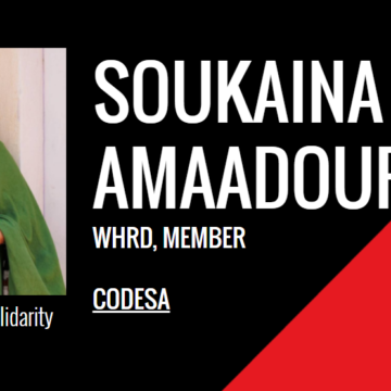 Front Line Defenders | Sáhara Occidental: Aumentan las violaciones contra el defensor de los derechos humanos saharaui El Hussein Amaadour y la defensora de los derechos humanos Soukaina Amaadour, ambos encarcelados
