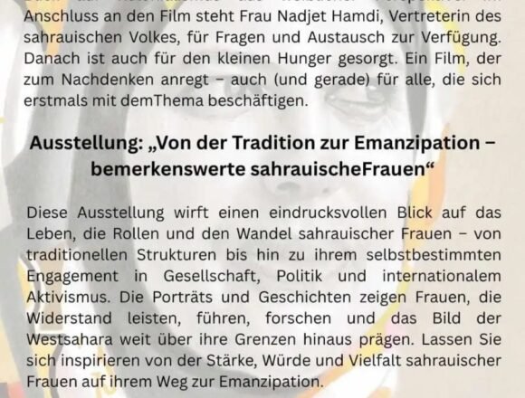 Eventos culturales y políticos sobre la causa saharaui en Alemania | Sahara Press Service (SPS)